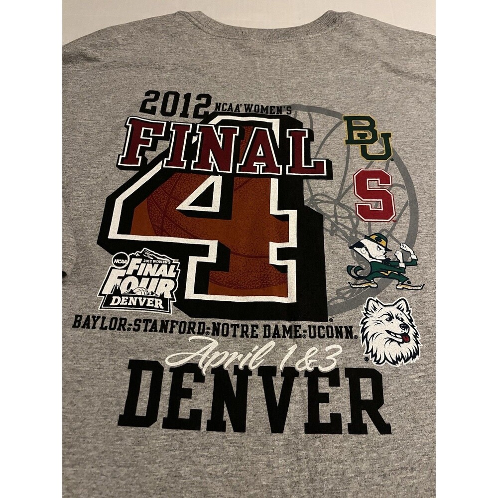*NEW* VTG 2012 Women’s NCAA Basketball OFFICIAL Final Four Denver T-Shirt 2XL